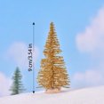 thumbnail image 2 of EGNMCR Fake Flowers, Artificial Flowers Simulation Plant Christmas Snow Tree Sand Table Landscaping PVC Decoration Gift bottle cover, 2 of 2