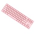 thumbnail image 1 of Clavier Mécanique Filaire, Matériau ABS Réponse Rapide Clavier Mécanique Type C pour Taper Rose, 1 of 7