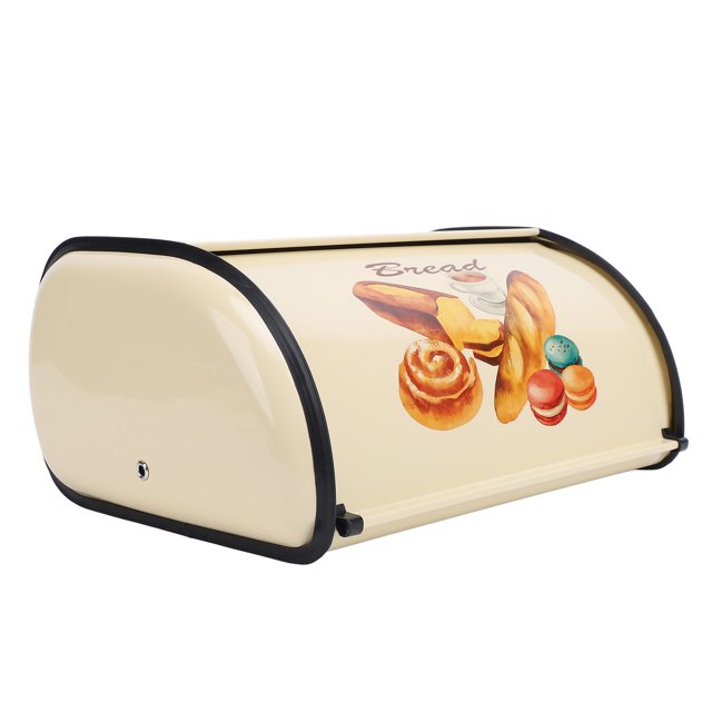 Bread Storage Countertop Bread Box Bread Bin Metal Bread Box Breadbox Holds for Your Kitchen Counter