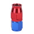 thumbnail image 2 of Aluminum Alloy Red Blue Oil Line End Fitting Adapter for PTFE Fuel Hose, Adjustable, Strong Retention, Integrated Design, 2 of 8