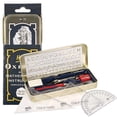 thumbnail image 2 of Helix Oxford Set of Mathematical Instruments - 10 pieces geometry set in metal tin box, 2 of 4