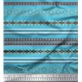 thumbnail image 1 of Soimoi Polyester Crepe Fabric Aztec Southwestern Print Fabric by The Yard 52 Inch Wide, 1 of 3