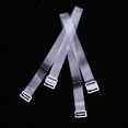 thumbnail image 4 of FRCOLOR bra strap Transparent Invisible Crystal Silicone Bra Shoulder Strap Non-slip Woman Replacement Bra Strap Elastic Adjustable Bra Accessories (1cm),14.96"X0.39"X0.08", 4 of 4