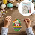 thumbnail image 3 of Easter DIY Wooden Drawing Board Kids Painting Coloring Craft Decoration Easter, 3 of 3