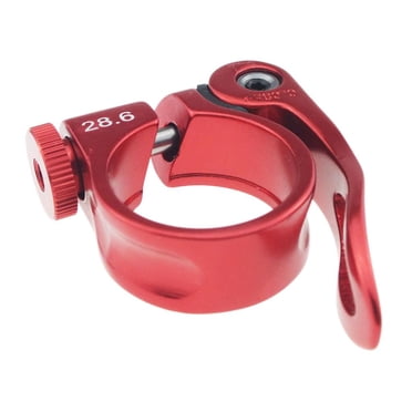 Bike SeatPost Seat Post Clamp Tube Clip, Seatpost Clamp Mountain Road Bike Parts Red