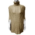 thumbnail image 4 of IMENGL Long sleeves plus size sweater dress, Brown L, Size M-2XL, 4 of 5