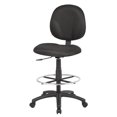 thumbnail image 4 of Boss Office Products Stand Up Fabric Drafting Stool with Foot Rest in Black, 4 of 8