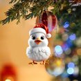 thumbnail image 4 of Meitianfacai Cute Rooster Car Pendant Home Tree Decoration Christmas Tree Ornament Home Decor, 4 of 6