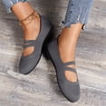 thumbnail image 3 of TOWED22 Ballerines pour Femmes, Chaussures Plates pour Femmes à Bout Rond Ballerines Chaussures Plates Femmes Ballerines pour Femmes Chaussures Habillées Ballerines Couleur Chair, Gris, 3 of 5