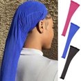 thumbnail image 3 of Extra Long Breathable Stretchy Hairnets Weave Sleeve Cap For Wig Bun Locs Dreadlock Boxbraids Crochet Braids, 3 of 5