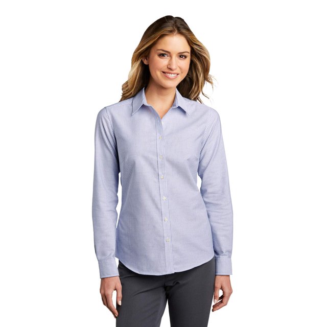 Port Authority Chemise à Rayures Oxford SuperPro pour Femmes - LW657