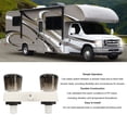 thumbnail image 4 of RV Shower Faucet Valve, RV Shower Valve Diverter  Easy To Install Control Dual Knob RV Faucet Shower Faucet With 2 Knobs For Boat Wagon, 4 of 8