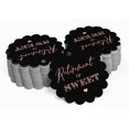 thumbnail image 2 of Inkdotpot Pack Of 50 Real Rose Gold Foil Paper Tags Retirement Is Sweet Text Favor Hang Tags, 2 of 6