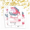 thumbnail image 2 of Darling Souvenir White Birthday Invitation Card Printable Elegant Fill or Write In Blank Party Invites 28 Pcs 5 x 7 Inches, 2 of 5