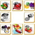 thumbnail image 3 of ZheElen Miniature Cookware Set For Kids Cooking Adventures Kitchen Toy Play House Or Any Occasion 3. Metal, 3 of 6