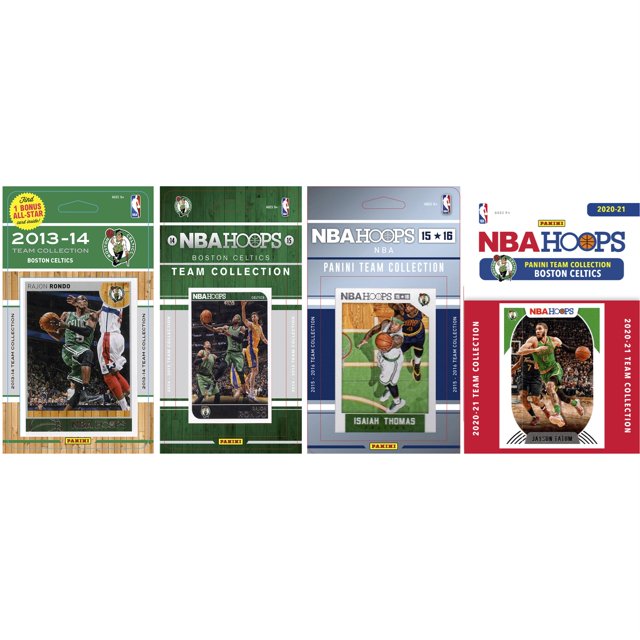 NBA Celtics de Boston 4 Ensembles d'Équipe de Cartes à Échanger sous Licence Différents
