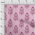 thumbnail image 1 of oneOone Viscose Chiffon Fabric Leaves & Floral Block Print Fabric By The Yard 42 Inch Wide, 1 of 4