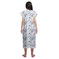 thumbnail image 4 of Moomaya Chemise de Nuit d'Allaitement à Col Rond Imprimée pour Femmes en Coton, 4 of 6