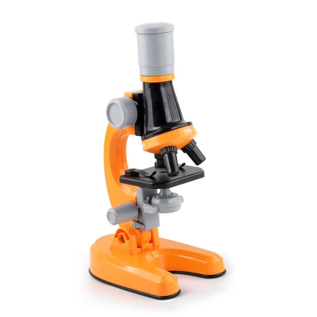 Kids Microscope Science Kit, Kids Microscope Toy Set Cultivate Observation Adjust Observation Angle LED Light Hand Wheel For Home Play