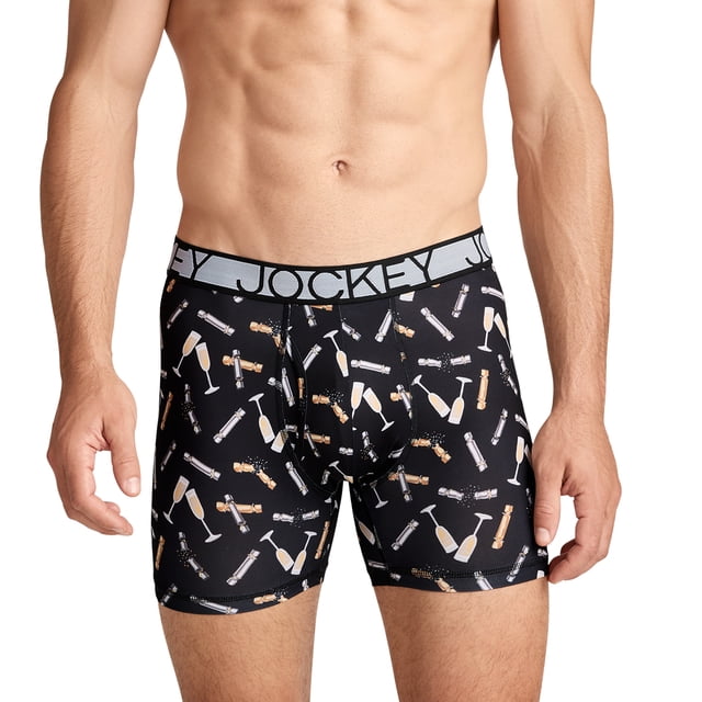 Jockey Men's Active Microfiber 5" Boxer Brief