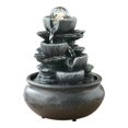 thumbnail image 2 of simhoa Cascade Intérieure Illuminée Maison Terrasse Pendaison de Crémaillère Bureau Table B, 2 of 8