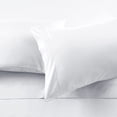 thumbnail image 4 of 700 Thread Count 100% Egyptian Cotton 4-Piece Bed Sheet Set (1 Flat, 1 Fitted Sheet, 2 Pillow Covers) 15 Inches Deep Pocket Size Solid Pattern, 4 of 4