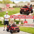 thumbnail image 3 of iYofe Ford Bronco Raptor Electric Ride on Toy Car for Toddler Kids, 12V Battery Powered Ride on Cars w/Remote Control, Bluetooth & Lights, Red, 3 of 7