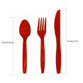 thumbnail image 3 of Oleegame 2PC Stainless Steel Cutlery Set Good Time Party Tableware Set Halloween Party Table Decorations Halloween Party Supplies Table Decorations Paper Plates Napkins Forks, 3 of 3