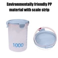 thumbnail image 4 of fheaev With Graduated Round Storage Jars Sealing Jars Plastic Kitchen With Lids Snack Jars Grains Storage Jars Storage Jars Yoghurt Cheese Cake Jars, 4 of 6