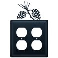 thumbnail image 3 of Village Wrought Iron EOO-89 Pinecone - Double Outlet Electric Cover, 3 of 3