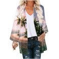 thumbnail image 2 of Nouveaux Hauts pour Femmes 2023 Mode Grande Taille Manches Longues Col Rond Blouse Imprimée Automne Chandail Décontracté Hauts Chemise Manches Longues pour Femmes, 2 of 5