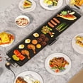 thumbnail image 2 of Costway 35" Extra Large Electric Griddle with 4-Level Thermostat Control and Removable Drip Tray, 2 of 10