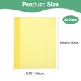 thumbnail image 3 of 20-Pack Crepe Paper, 3.3ft x 20 Inch /100 x 50cm Soft Wide Crepe Paper Streamer Sheet, Decorative Craft Streamer [Lemon Yellow], 3 of 6
