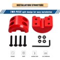 thumbnail image 2 of ORUYROP Winch Cable Hook Stopper, Silicone Rubber Stopper Protects Synthetic Winch Rope, Towing Hook, Cable Line for ATV UTV, Red, 2 of 6