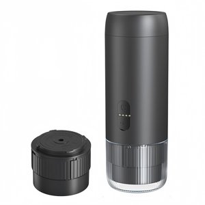 Portable Espresso Maker 20 Bar Electric Coffee Machine Rechargeable USB Compact For Home for Camping Travel Office Quick Heat Easy Clean For Barista Style Brewing Black