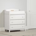 thumbnail image 1 of South Shore Cotton Candy 3-Drawer Changing Table, in Pure White, 1 of 14
