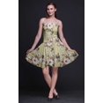 thumbnail image 2 of Bimba Robe Soleil Mini à Taille Smockée pour Femmes, Imprimée, Tenue de Fête d'Été pour les Vacances - Xxx-Grand, 2 of 5