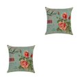 thumbnail image 4 of Maytalsory Easy To Change Flowers Pillowcase Addition To Home Decor Polyester Decorative Pillow Cushion Covers Soft Durable kztym001-2 2Set, 4 of 6