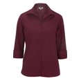 thumbnail image 1 of WOMEN'S OPEN NECK POPLIN 3/4 SLEEVE BLOUSE, 1 of 1