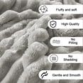 thumbnail image 3 of TACILIP 39.4x27.6in Soft and Thick Double Layer Raschel Blanket A Must Have Warming Artifact In Winter Suitable for Beds Sofas and Other Scenes Providing The Ultimatecomfort, Gifts for Men, 3 of 6