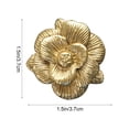 thumbnail image 3 of Practical Drawer Pull Knob Adorable Flower Cabinet Knob Small Copper Crafts Handle, 3 of 5