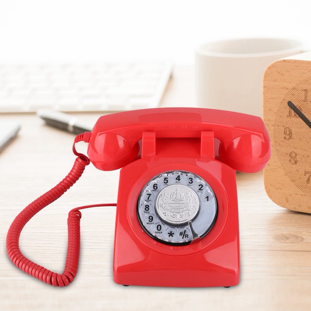 Telephone, Two Levels Adjustable Volume Noise Cancelling Vintage Telephone, For Hotel Desk