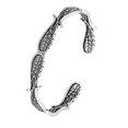 thumbnail image 2 of EGNMCR Bracelets Rétro à Plumes Ouvertes Bracelet pour Femme Bracelet de Tempérament Bracelet Rétro Ange Bracelet pour Femme un Bracelet, 2 of 6