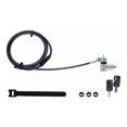 thumbnail image 3 of StarTech.com Universal Laptop Lock 6.6ft (2m), Security Cable For Notebook Compatible With Noble Wedge��/Nano/K-Slot; Keyed Locking Cable - Anti-Theft Cut-Resistant Steel Cable (UNIVK-LAPTOP-LOCK) - Security cable lock - black, silver - 6.6 ft, 3 of 9
