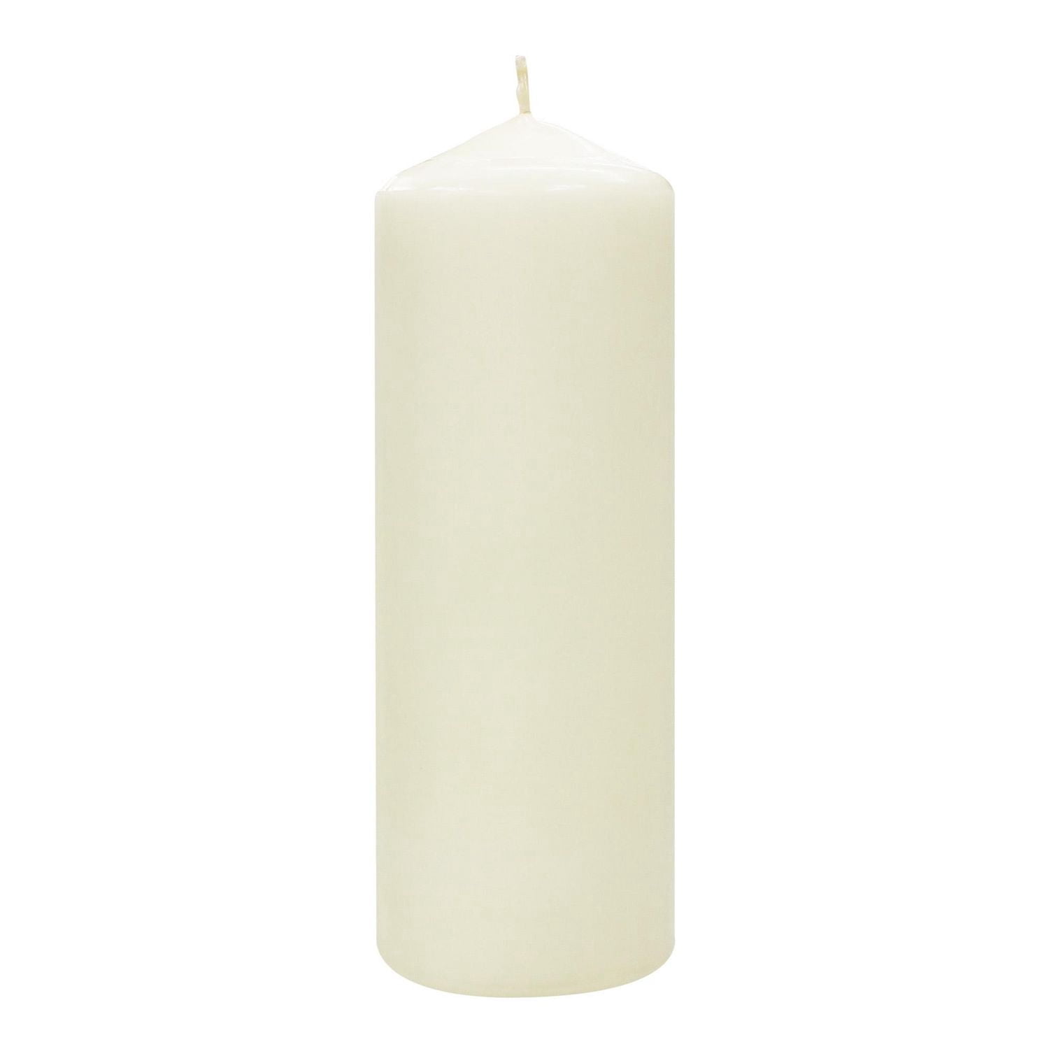 Mainstays 8" bougies pilier ivoire, non parfumé