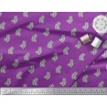 thumbnail image 2 of Soimoi Silk Fabric Paisley Block Decor Fabric Printed Yard 42 Inch Wide, 2 of 3