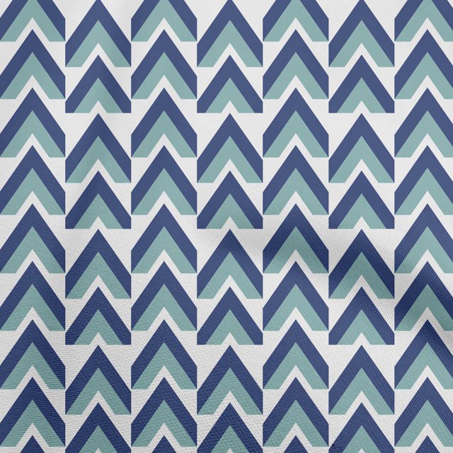 oneOone Viscose Jersey White Fabric Geometric Dress Material Fabric Print Fabric By The Yard 60 Inch Wide