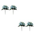 thumbnail image 1 of Youkk 2pcs Easy To Clean – Realistic Appearance – Artificial Flowers For Wedding blue 2Set, 1 of 6
