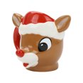 thumbnail image 2 of Rudolph the Red-Nosed Reindeer Santa Hat 14oz Sculpted Mug, 2 of 4