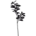 thumbnail image 1 of Bouclair Black Leaves, 1 of 5